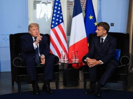Trump meets Macron at G7 as Iran truce tops agenda, but trade tensions simmer