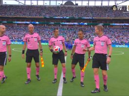 A splash of Famingo pink: World Cup referees pay tribute to Miami with one-off uniforms